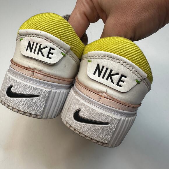 Nike Court Legacy Lift Green White Sneakers - Picture 5 of 7